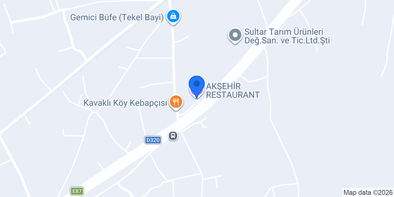 AKŞEHİR RESTAURANT konumu