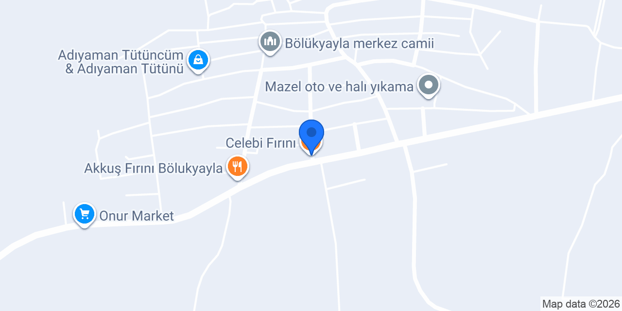 Celebi Fırını konumu