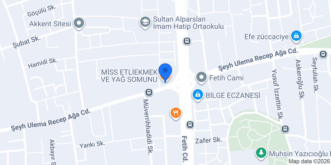 MİSS ETLİEKMEK VE YAĞ SOMUNU konumu