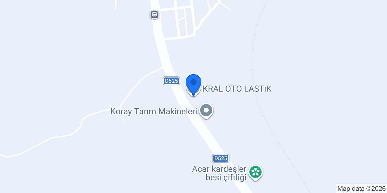 KRAL OTO LASTiK konumu