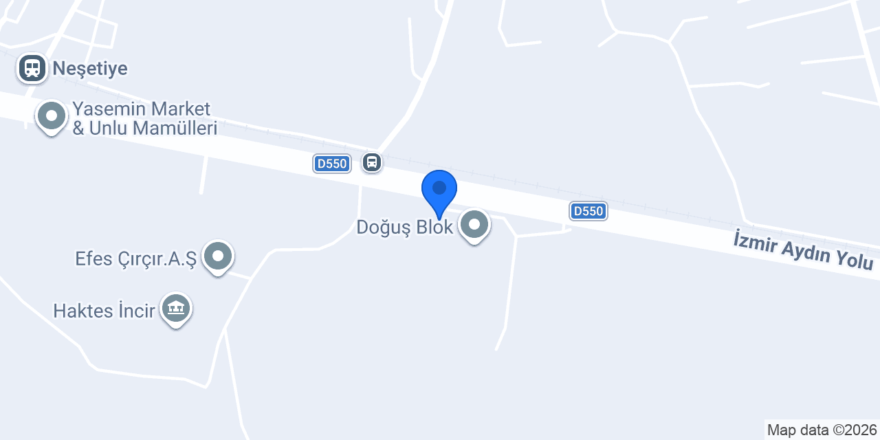 Batı Ege Mermer konumu