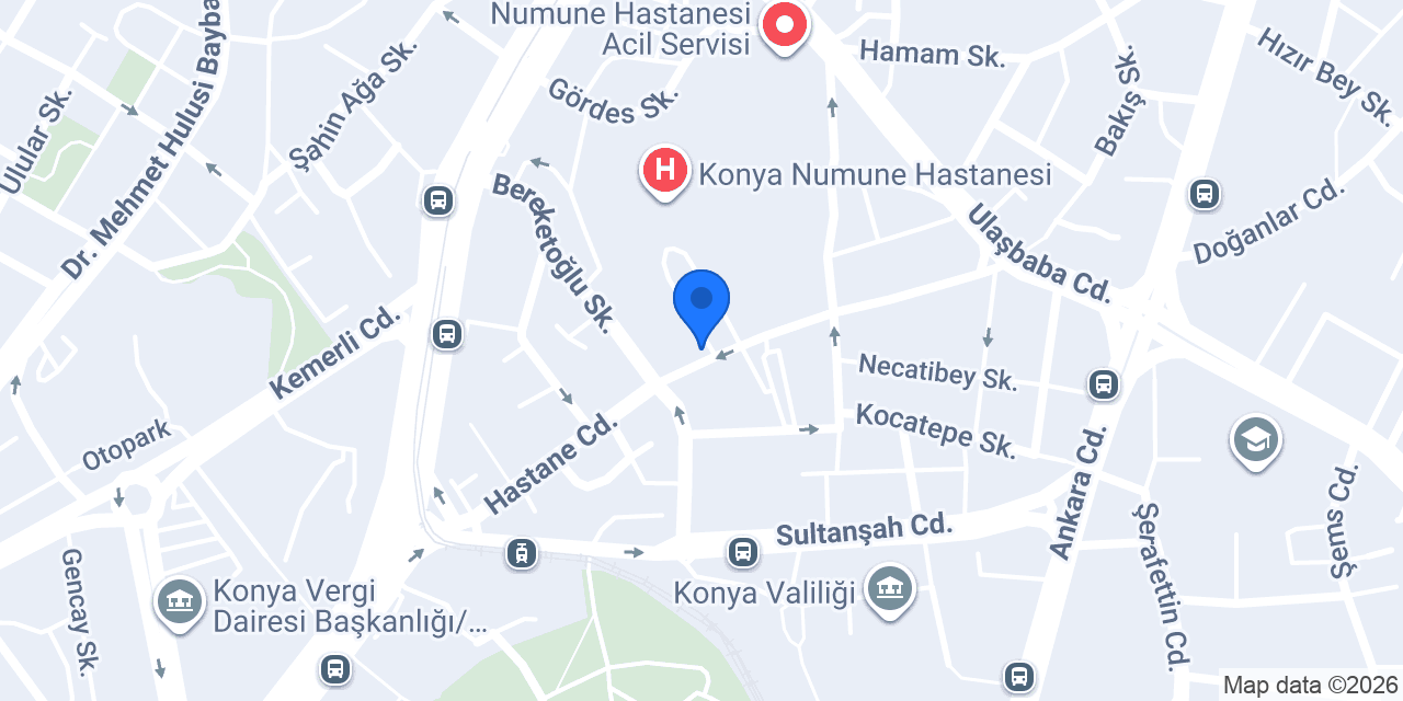 Tuğhan Mimarlık konumu