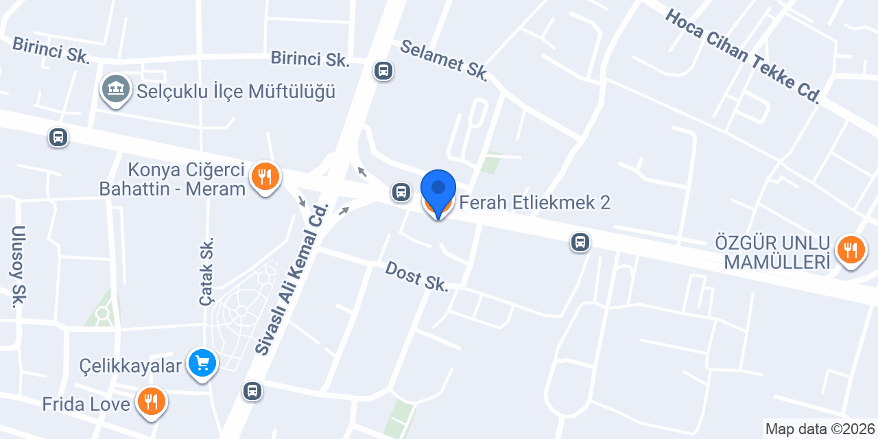 Ferah Etliekmek 2 konumu