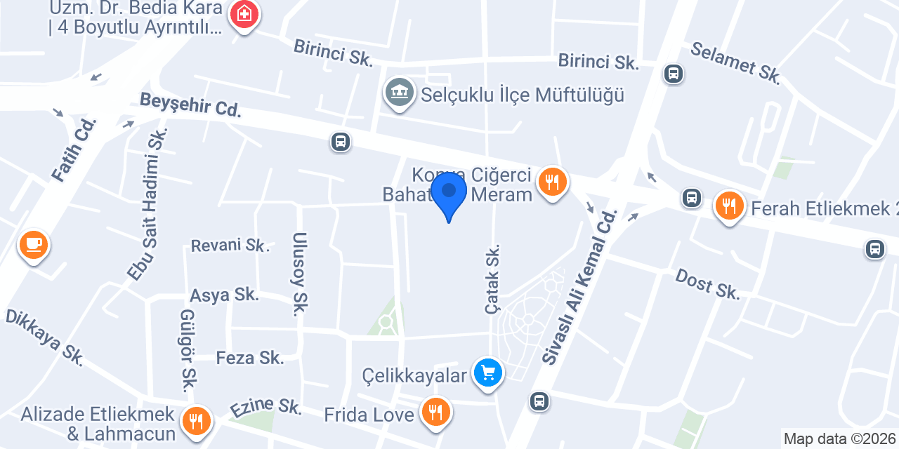 Konyalı Çilingir konumu