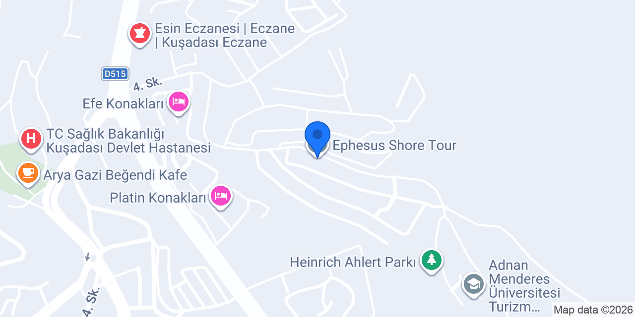 Ephesus Shore Tour konumu