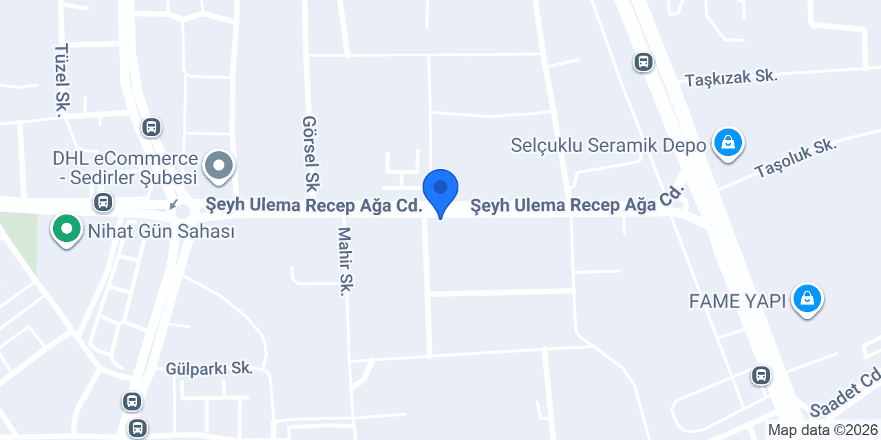 BİEN SERAMİK KONYA konumu