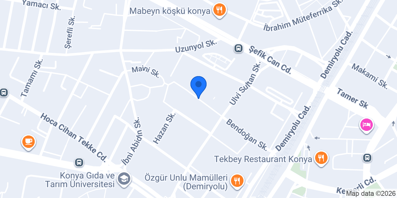 Konya-Aksaray DSMART Bayii konumu