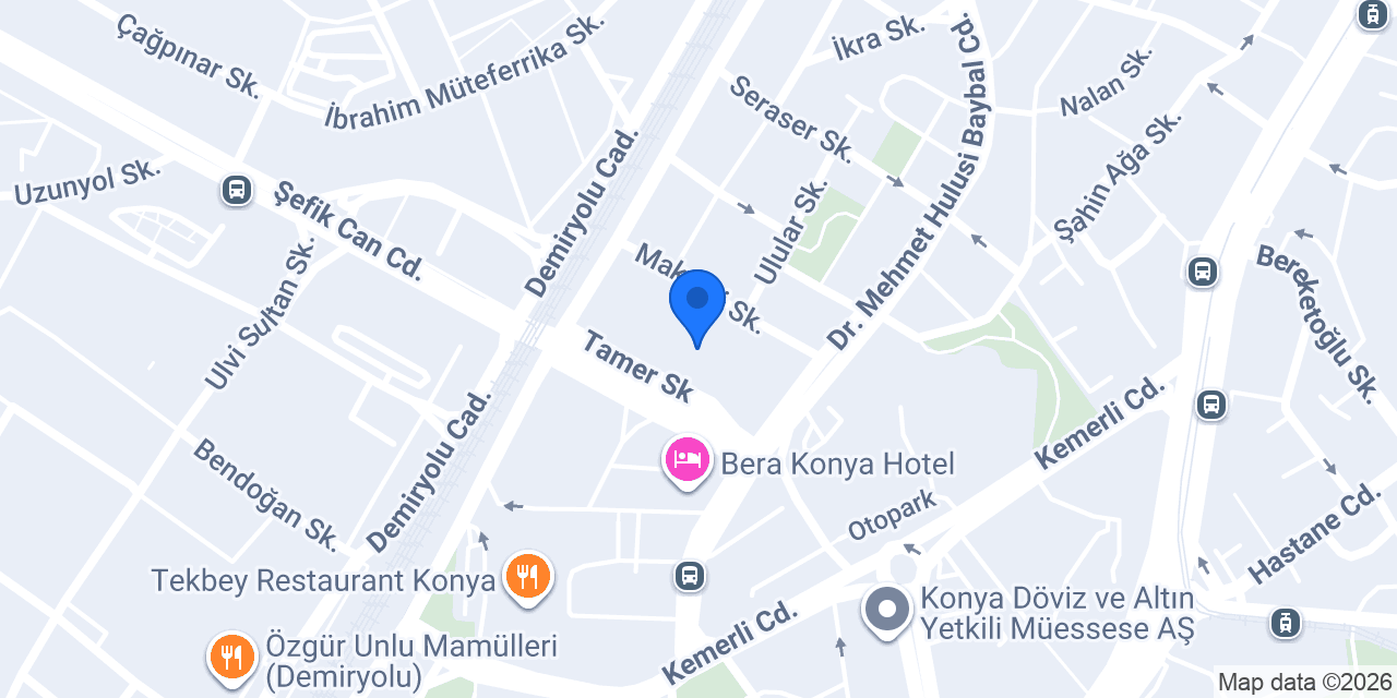 KONYA 14. NOTER konumu