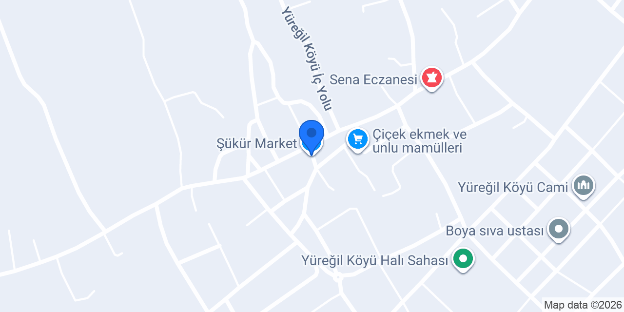 Şükür Market konumu