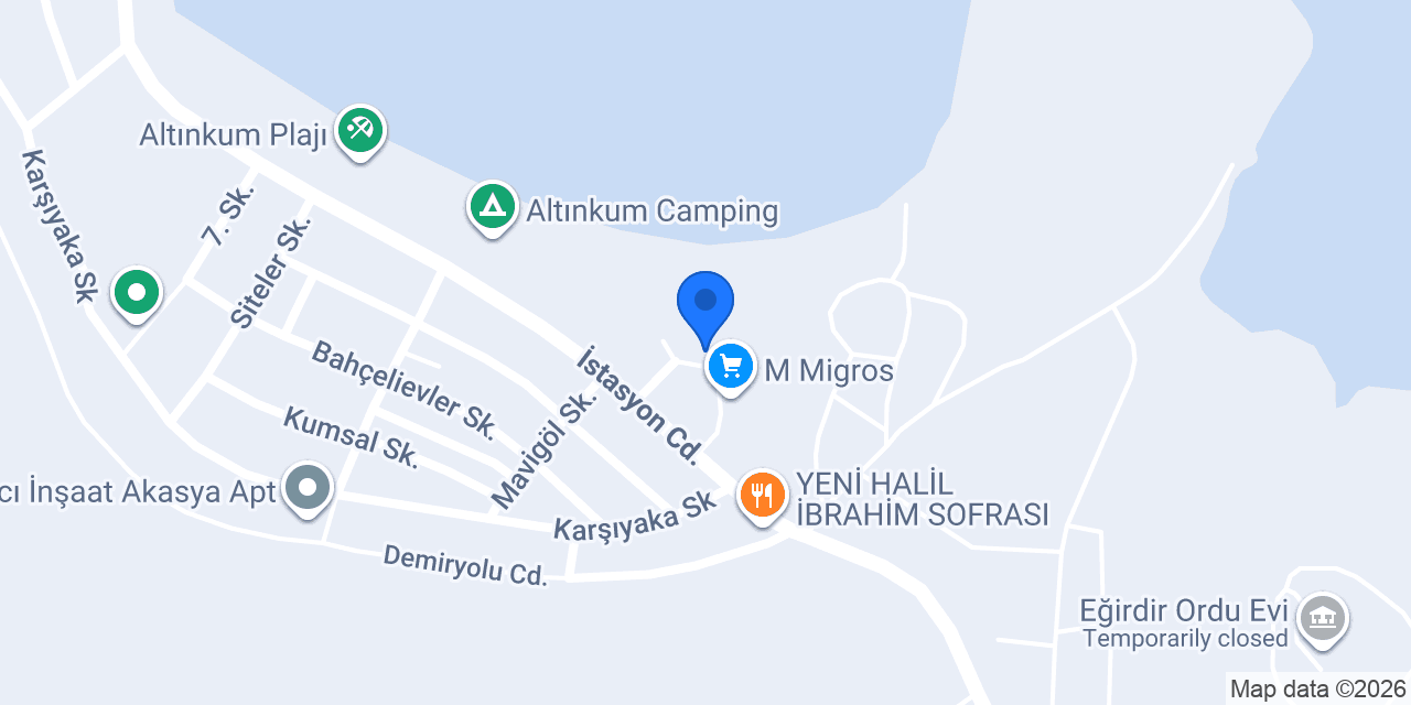 Altınkum Ekmek ve Unlu Mamülleri konumu