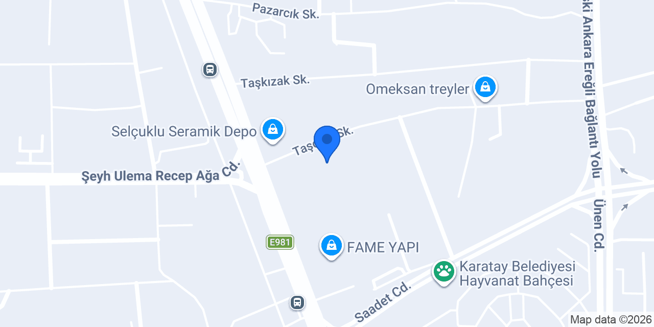 AR İNŞŞAT konumu
