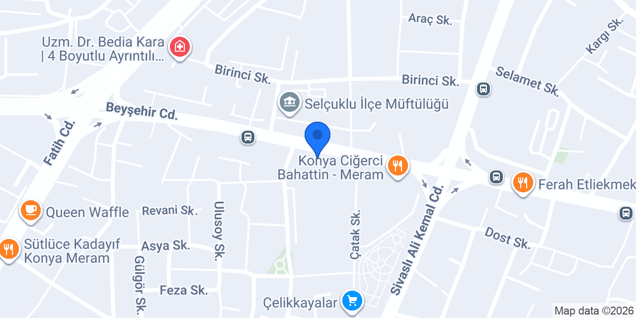 Canvet Veteriner Kliniği konumu