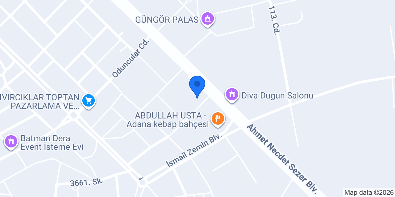 KARDELEN YATAK BATMAN konumu