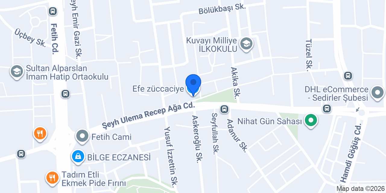 Efe züccaciye konumu