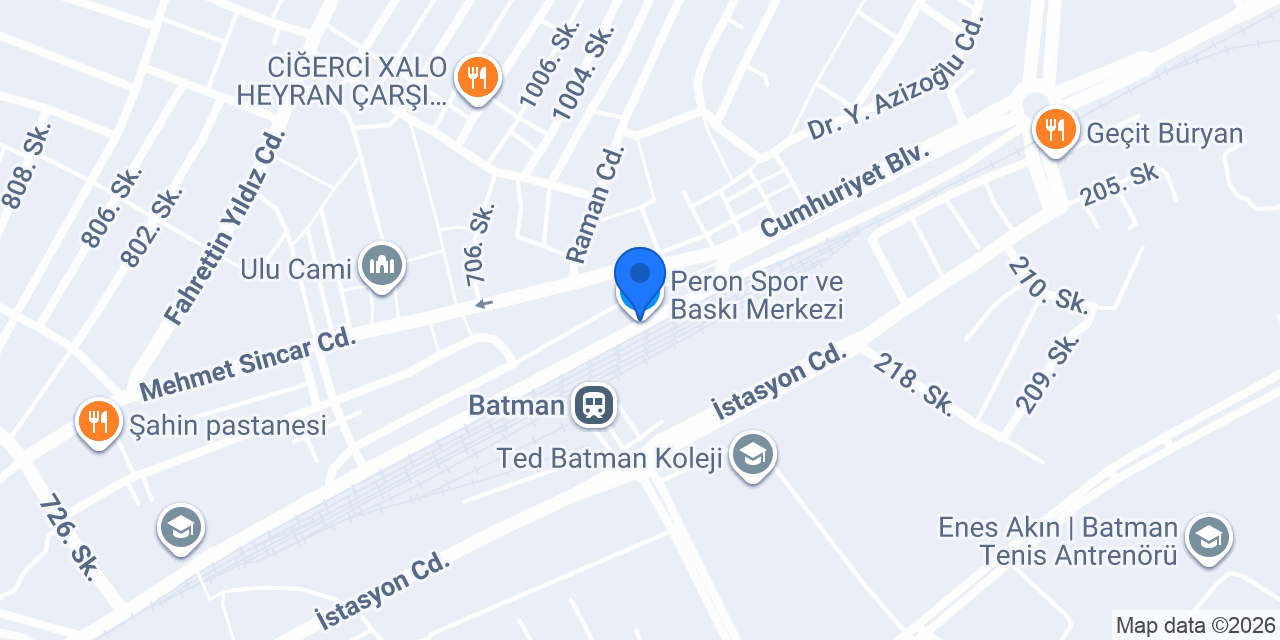 BATMAN MERKEZ ÇAY EVİ konumu