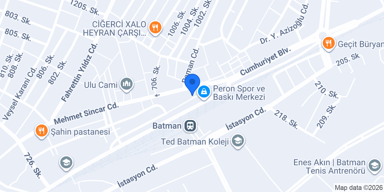 Botan Büryan Salonu konumu
