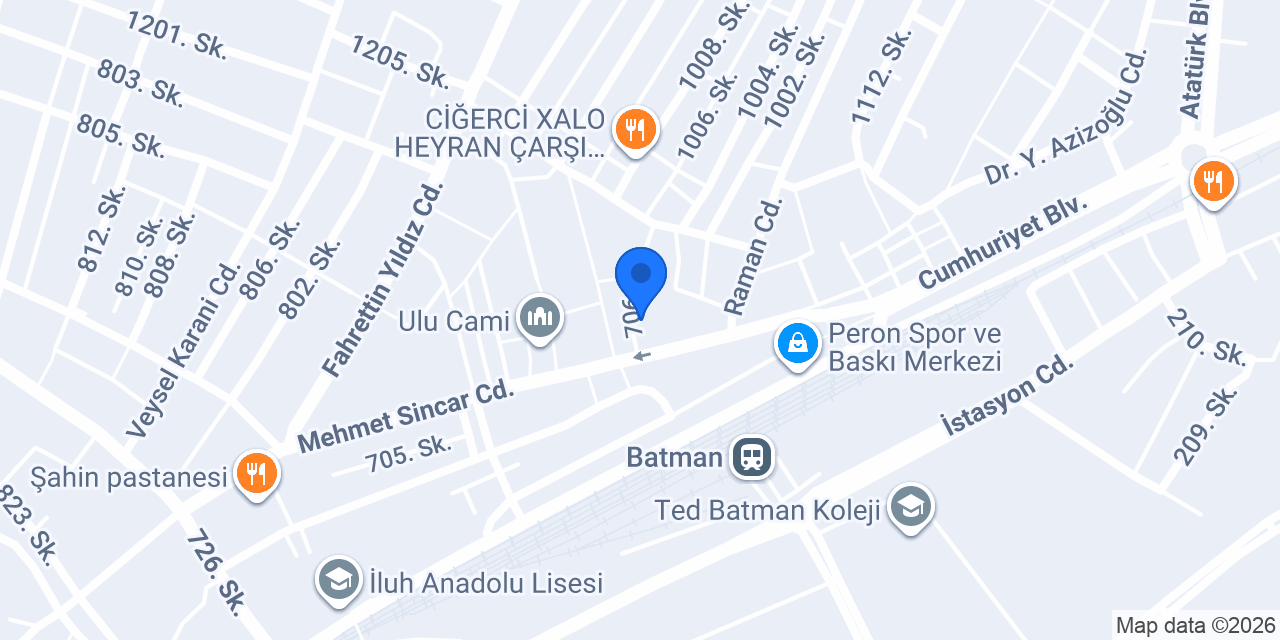 Ali usta kebap salonu midyat garajı konumu