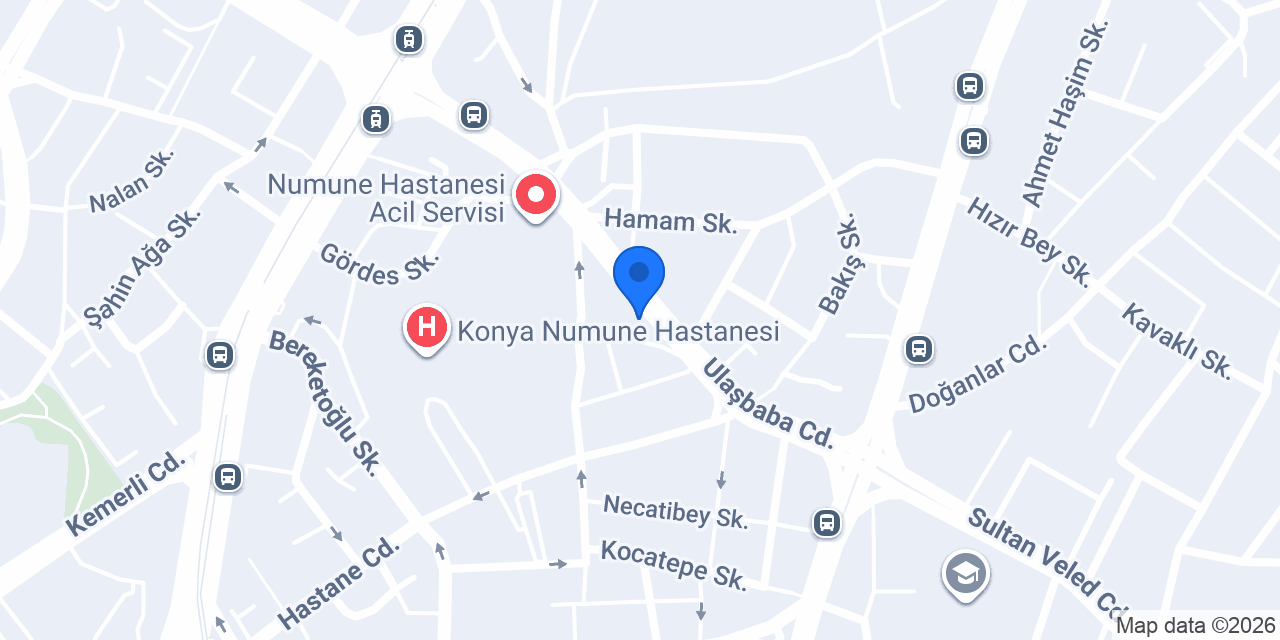 Konya Psikolog Melek Pıtır konumu
