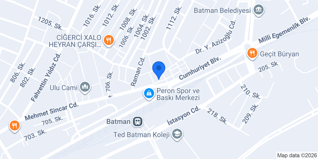 MERKEZ SÜRÜCÜ KURSU konumu