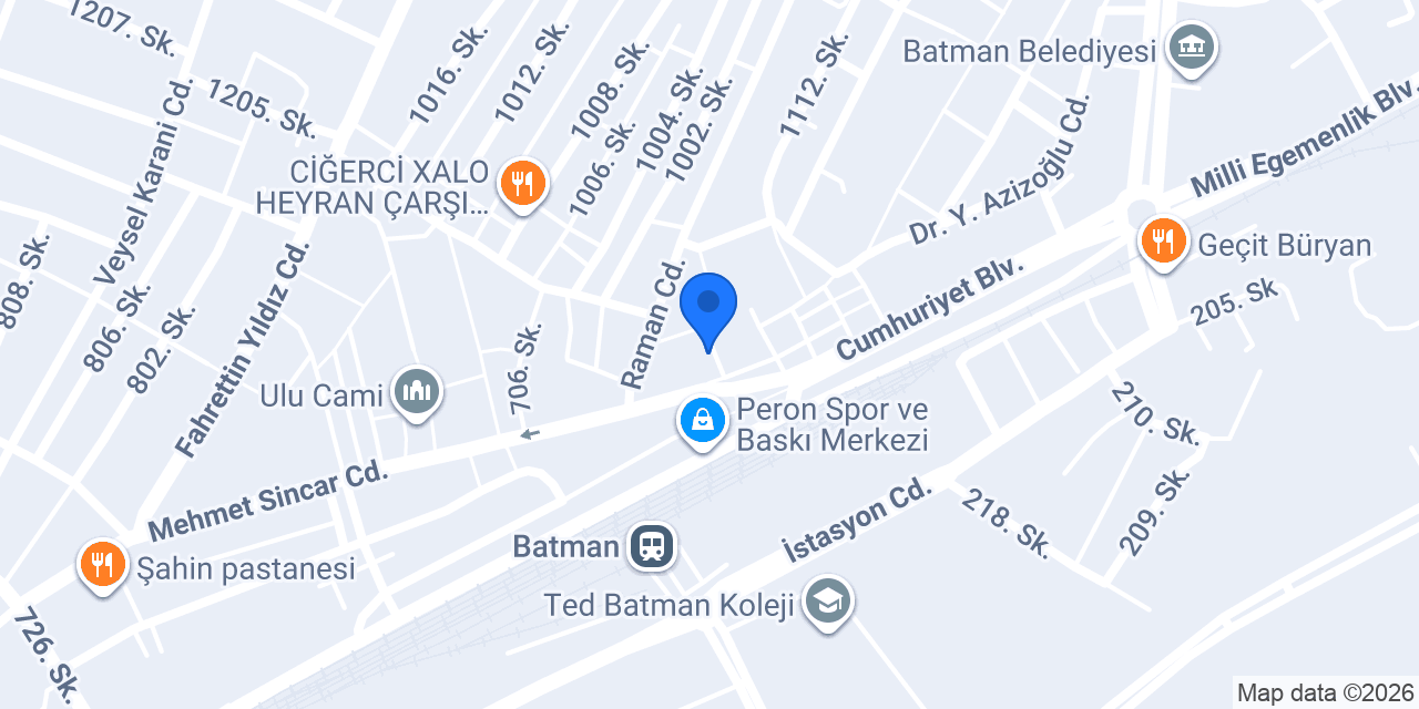 Kayalık Terzi konumu