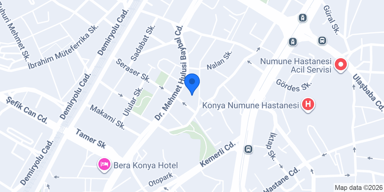 Yapı Kredi - Konya İhsaniye Şubesi konumu