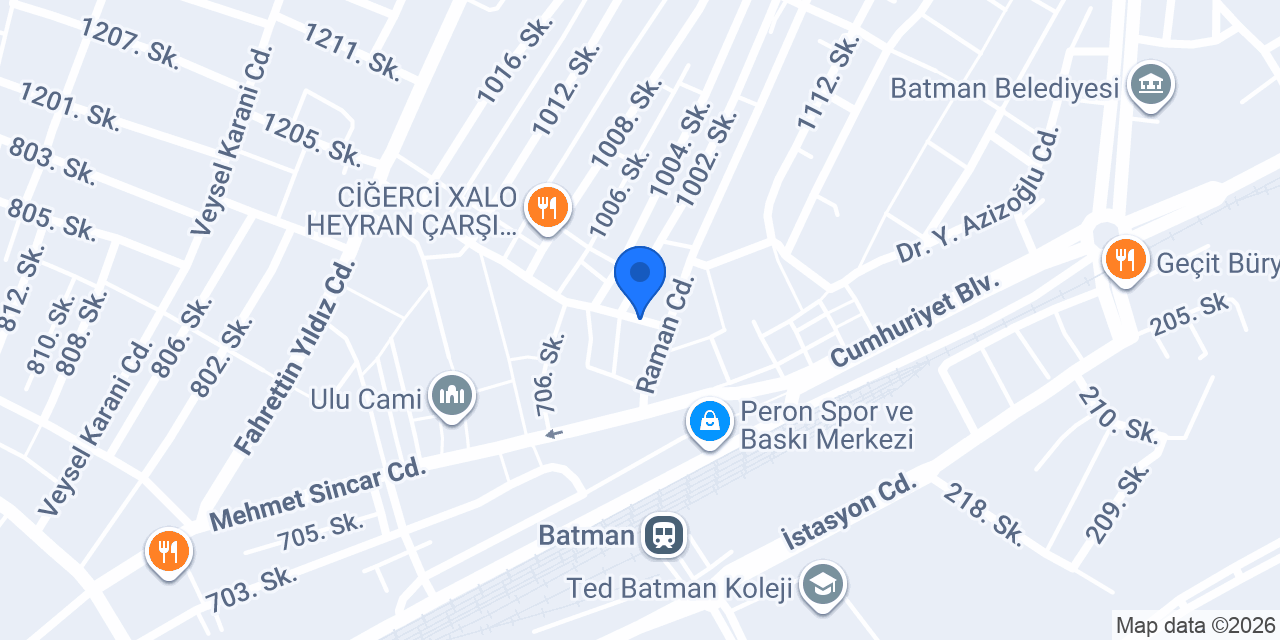 Botan Ticaret ve Hırdavat konumu