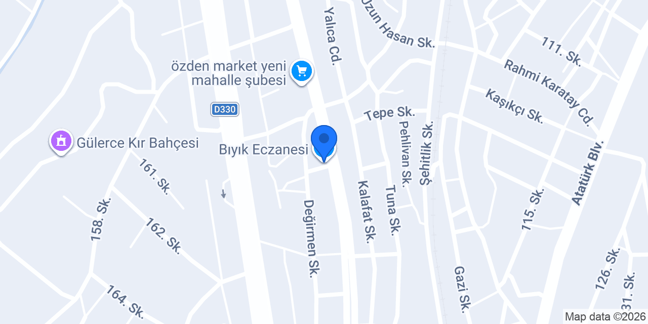 Bıyık Eczanesi konumu