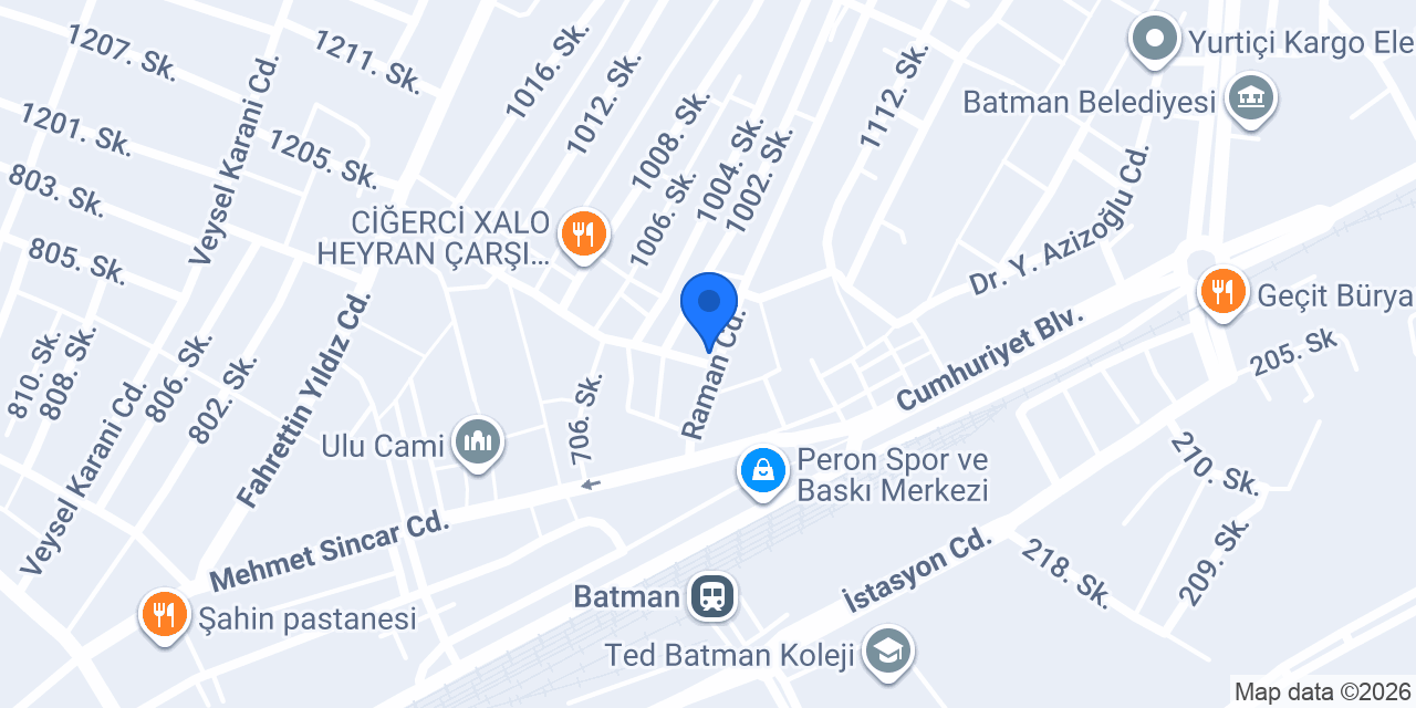 Batman doğanlar kuyumculuk konumu
