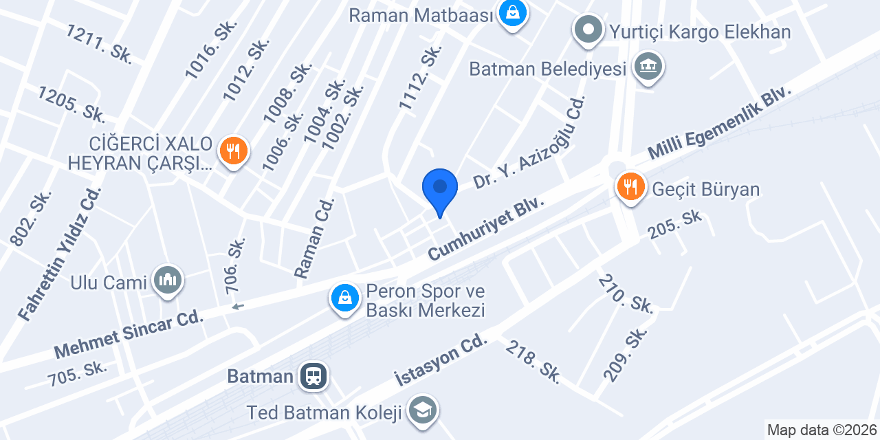 Demir Tekel bayii konumu