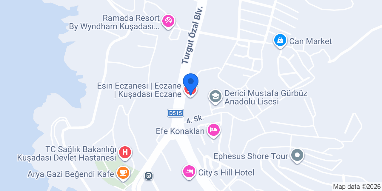 Edma Sanat Kuşadası konumu
