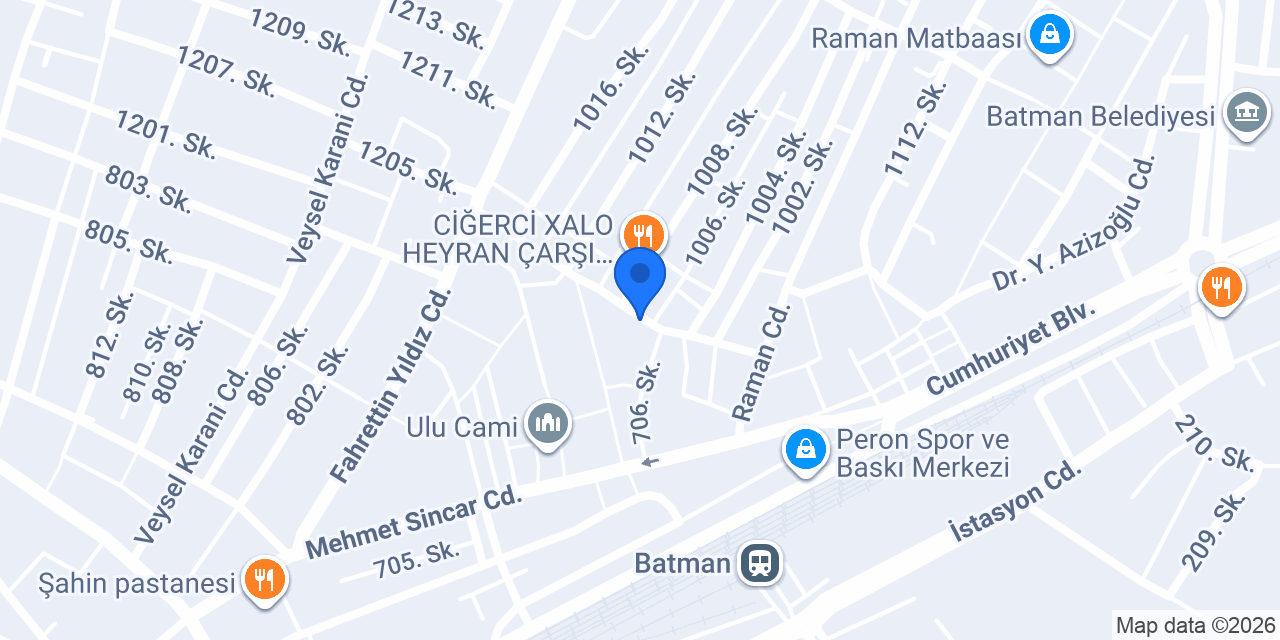 Ali Usta Döner Salonu konumu