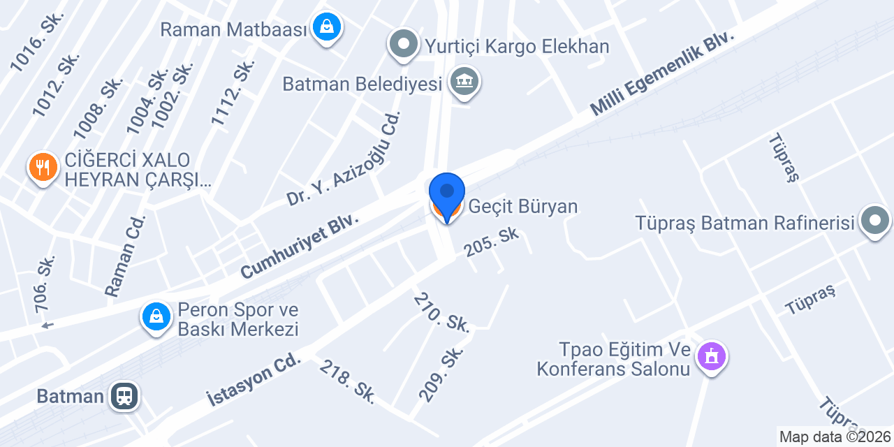 Geçit Büryan konumu