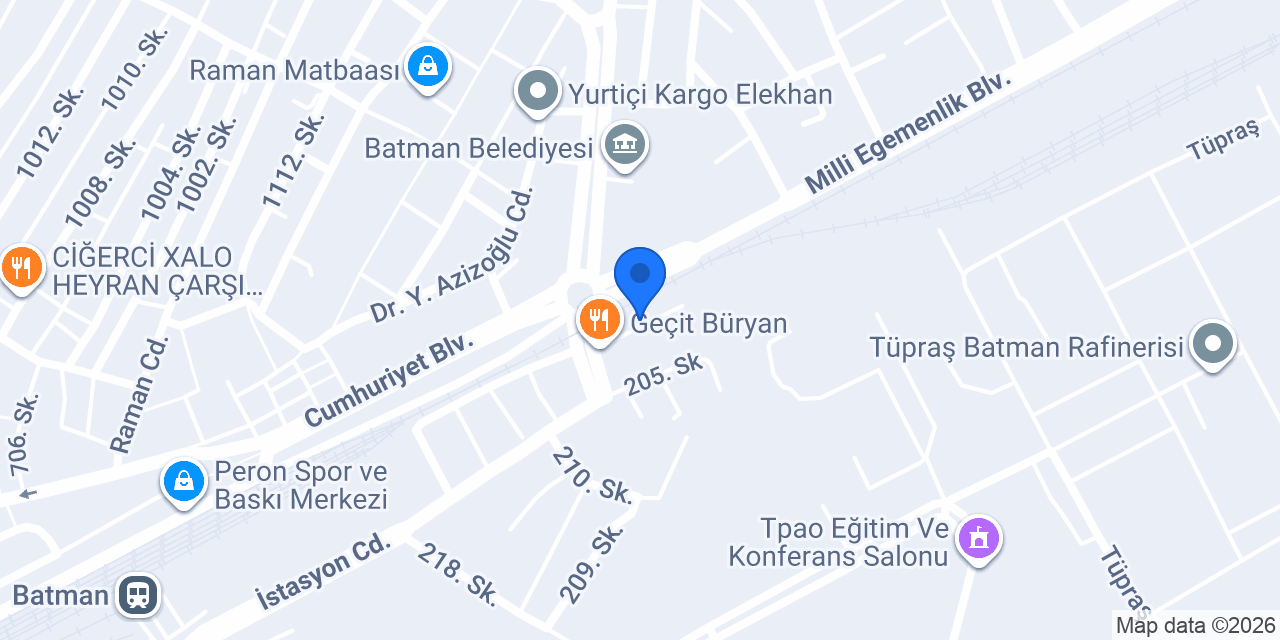 Yalçın İş Elbiseleri konumu