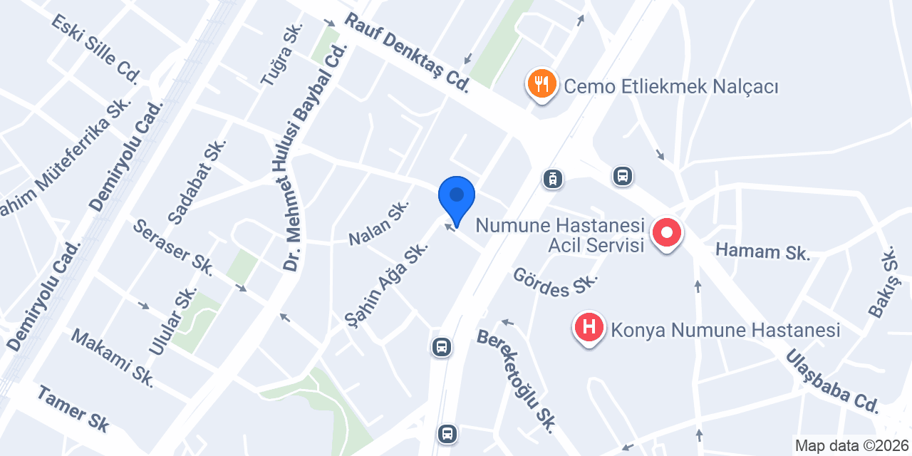 KONYA PINAR ÇOCUK konumu