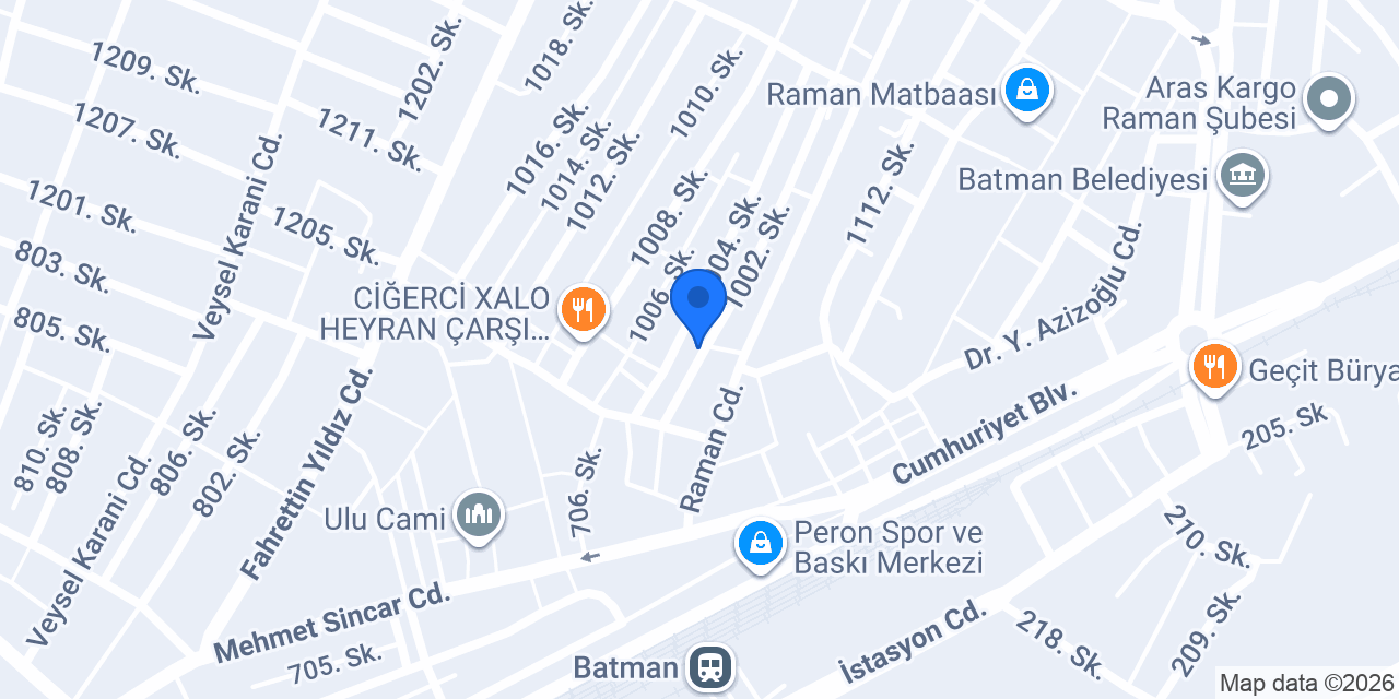 Şimşek Ticaret konumu