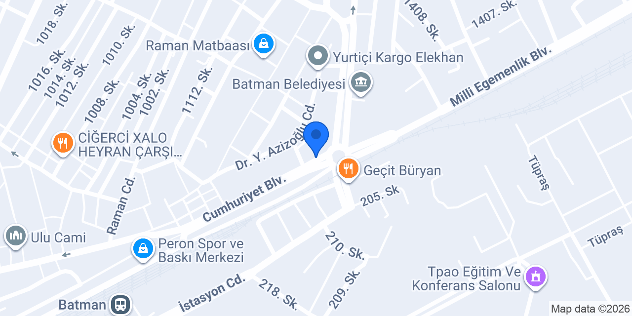 Diba Kuru Temizleme konumu