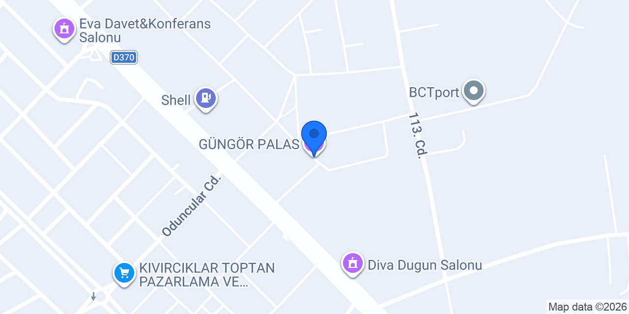 GÜNGÖR PALAS konumu