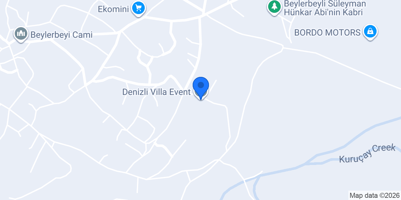 Denizli Villa Event konumu