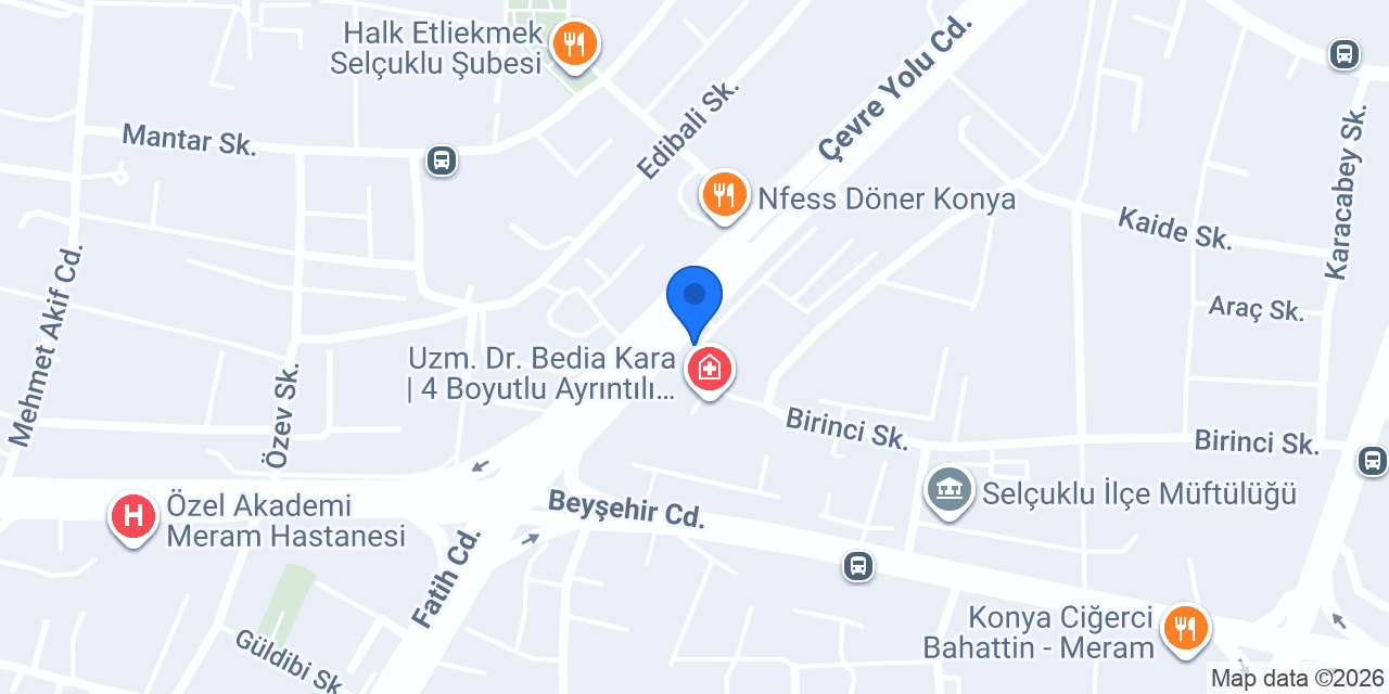 Beyaz Saray İnşaat - Selçuklu konumu
