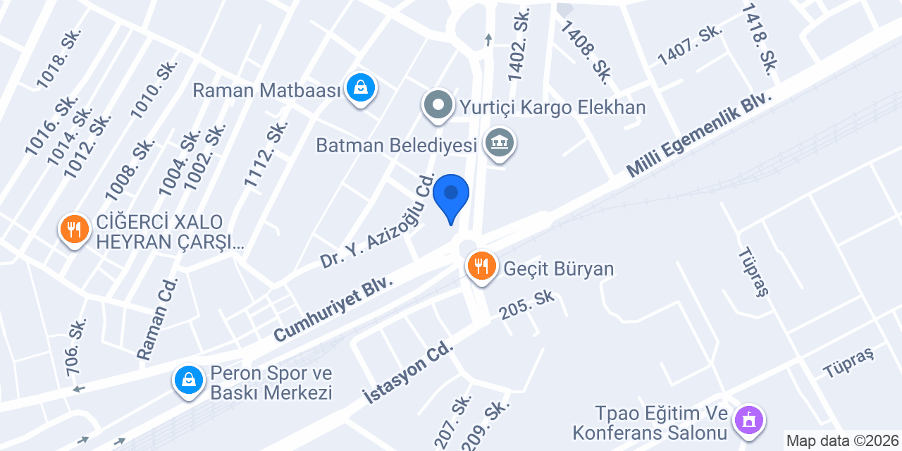 Bozaslan Ticaret konumu