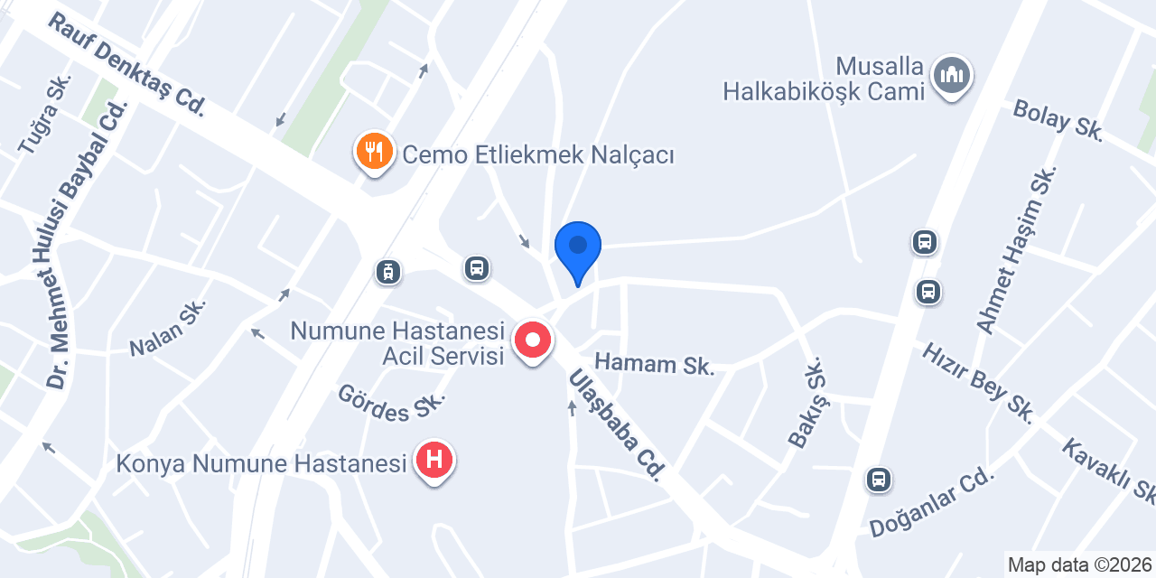 YAŞAM MEDİKAL KONYA konumu