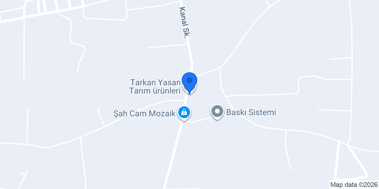 Tarkan Yasan Tarım ürünleri konumu