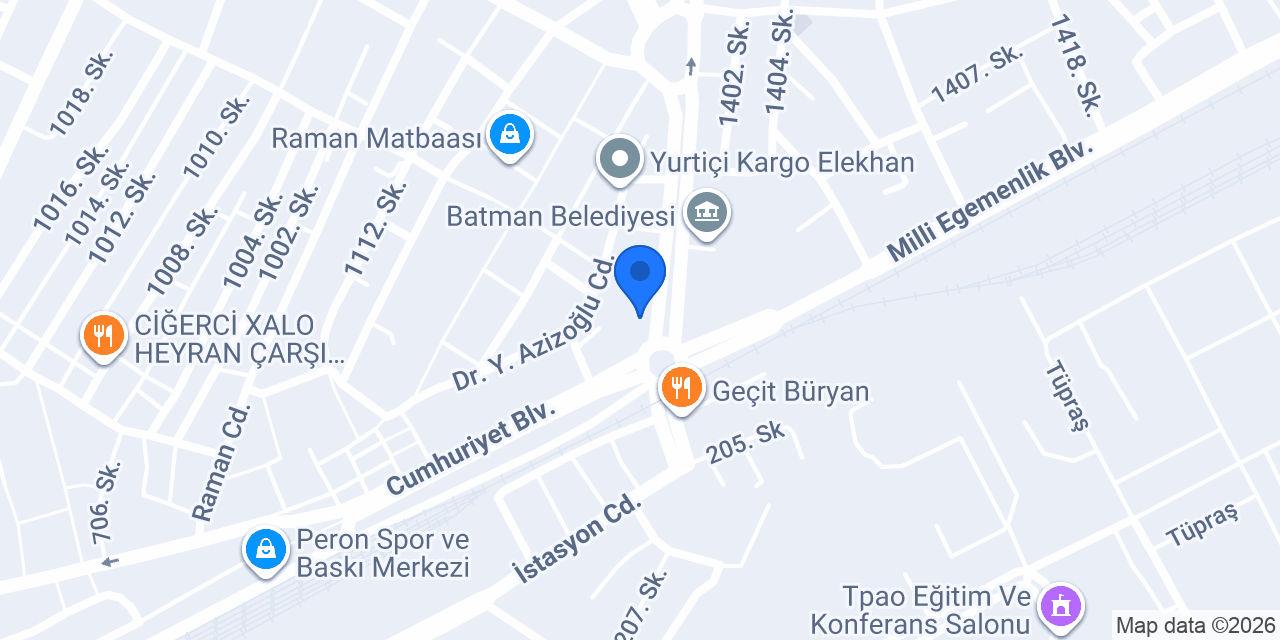 Dara Giyim konumu
