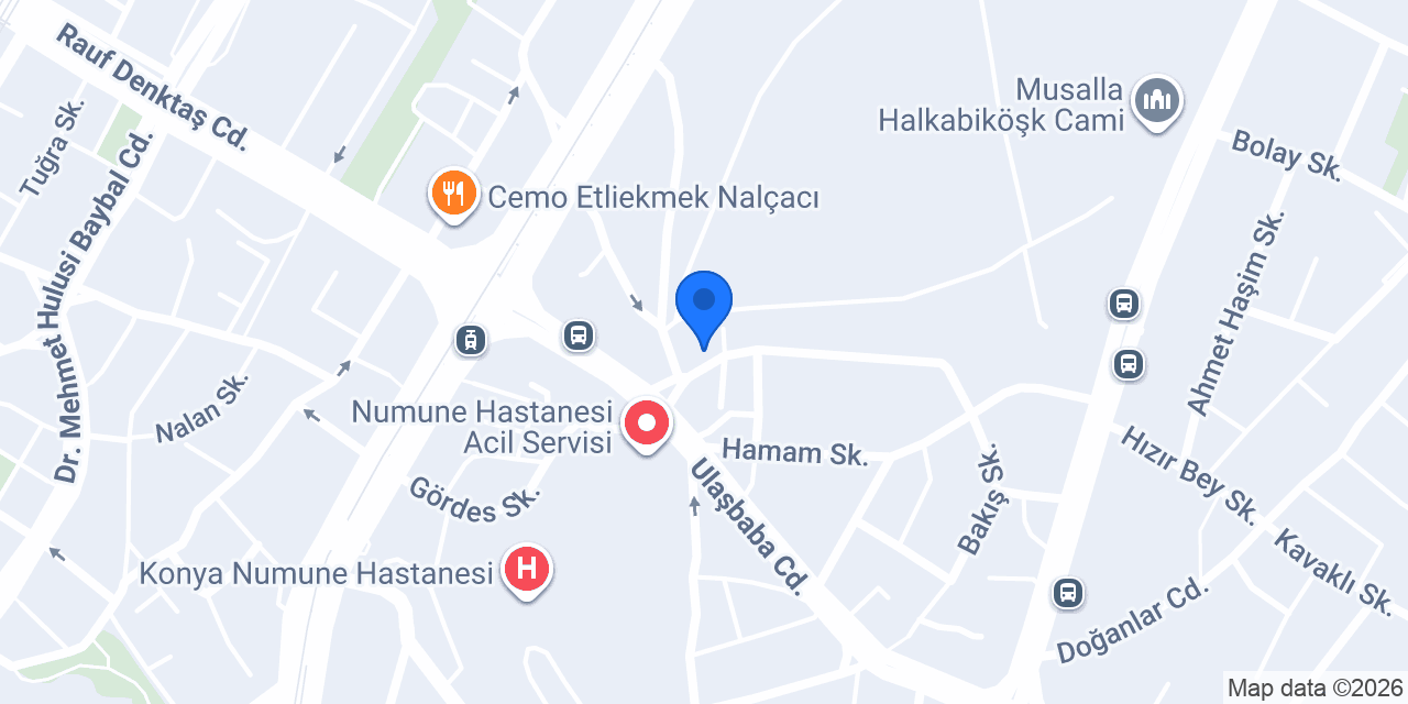 Çeşmeci Konya Sıhhı Tesisat Sert Ticaret konumu