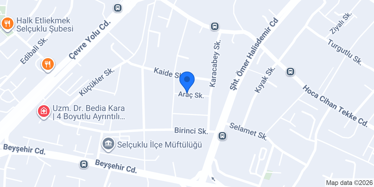 konya çiçekci sera çiçek konumu