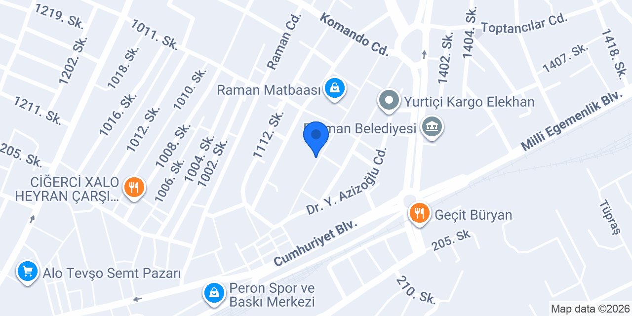 Şaşmaz Hamur Börek konumu