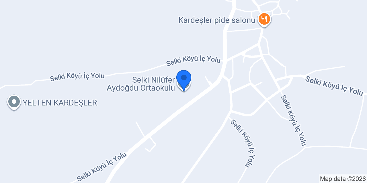 Selki Nilüfer Aydoğdu Ortaokulu konumu
