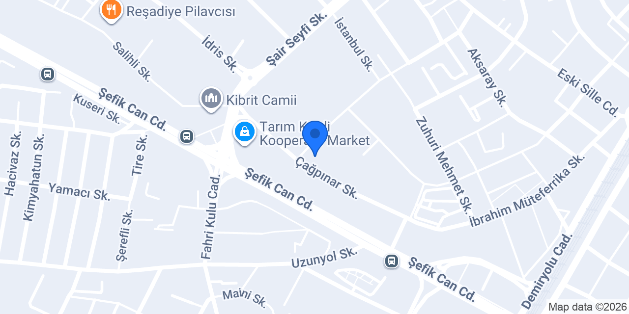 YILDIZ ET MARKET konumu