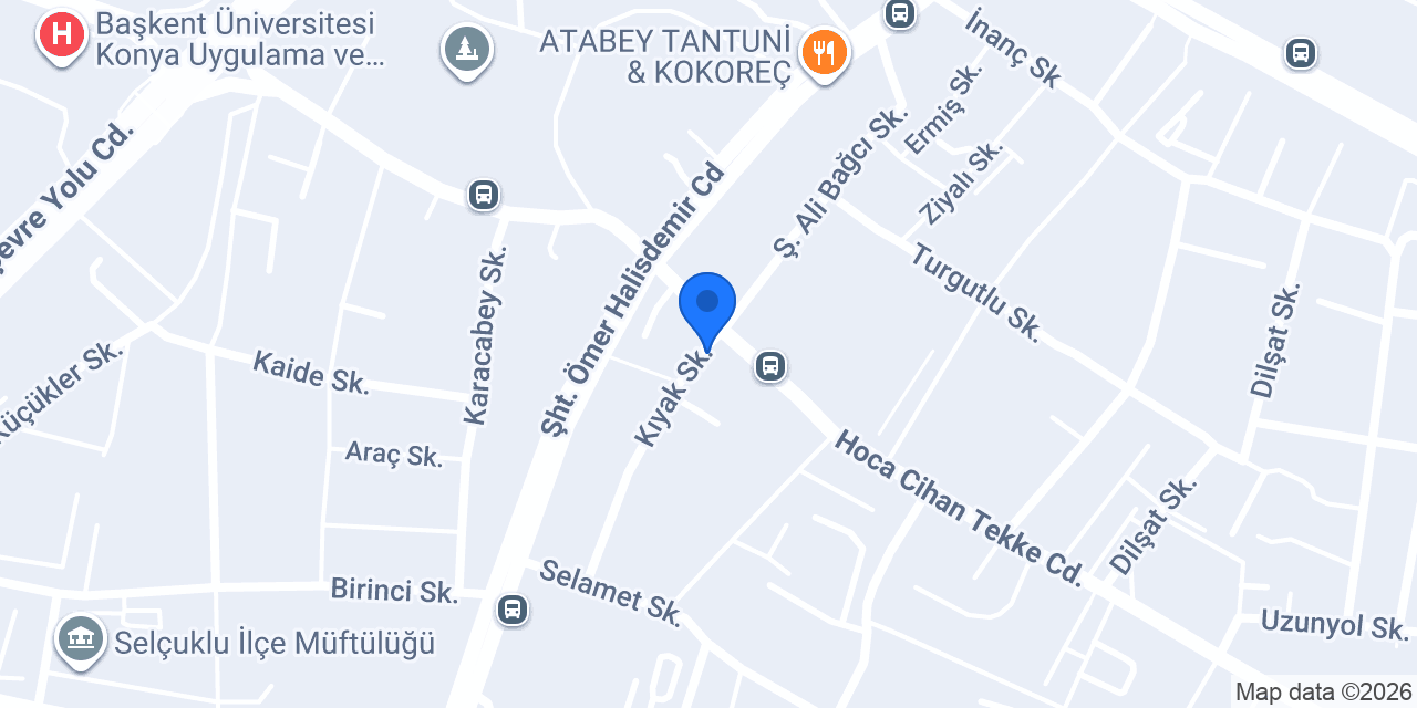 Günay Butik konumu