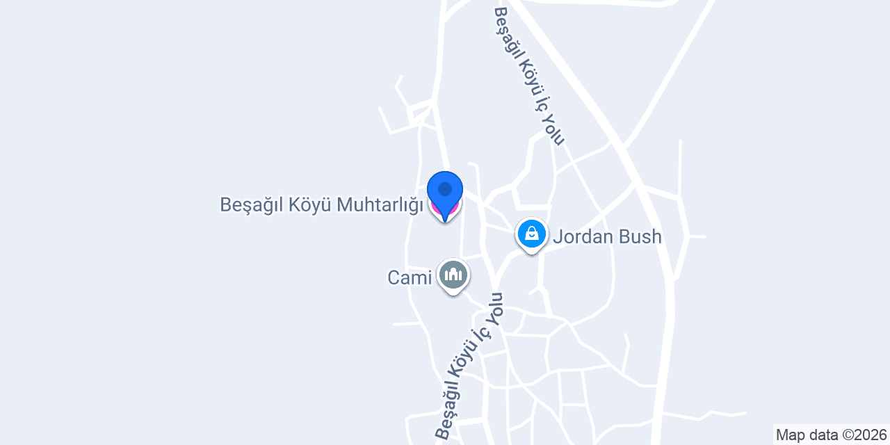 Beşağıl Köyü Muhtarlığı konumu